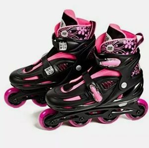 High Bounce Adjustable Inline Skate Pink Sizes 6-9